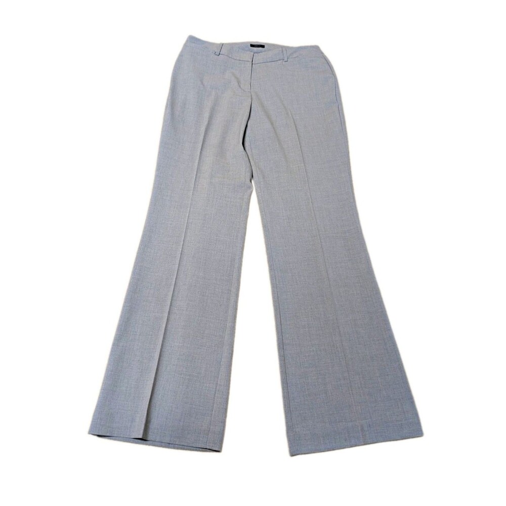 Worthington Women’s Gray Curvy Fit Bootcut Dress Pants Mid Rise Pockets 31" Sz 8
